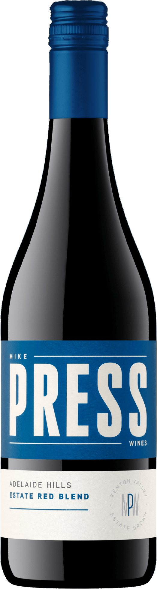 Mike Press Wines Estate Red Blend Shiraz 2022 bottle — Adelaide Hills